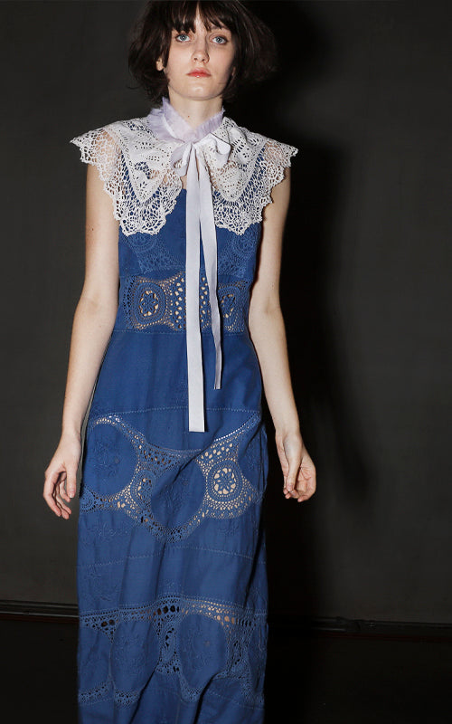 save the earth hand crochet dress