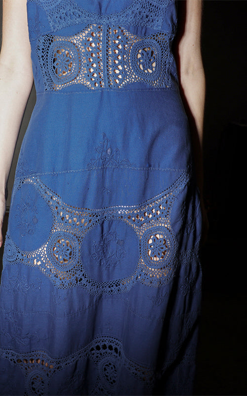save the earth hand crochet dress