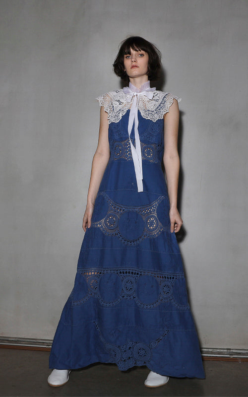 save the earth hand crochet dress