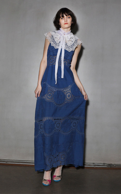 save the earth hand crochet dress
