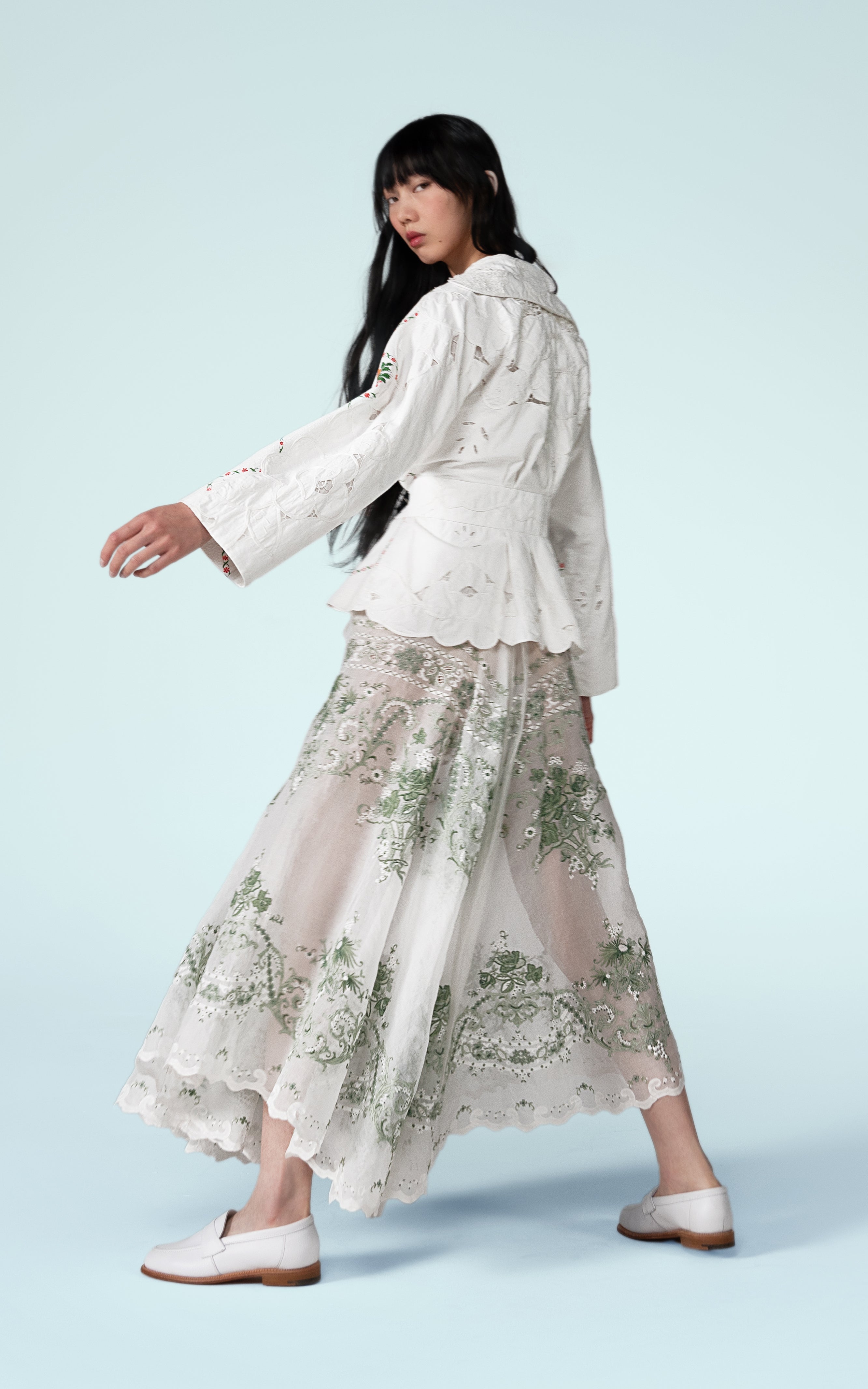 must be visible cotton jacquard jacket