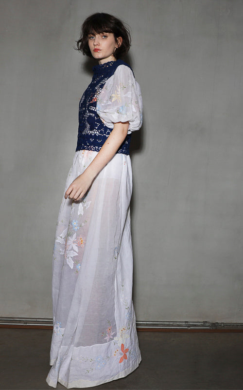 hand made lace vest