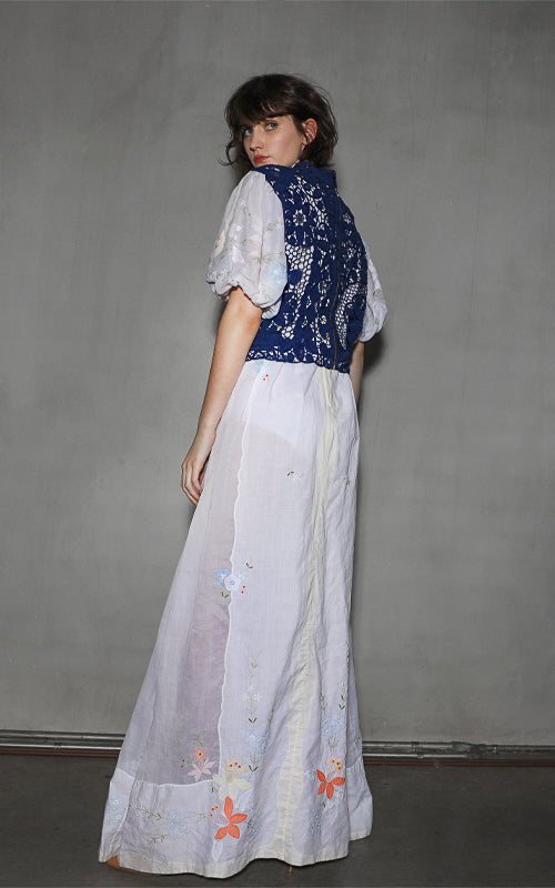 hand made lace vest