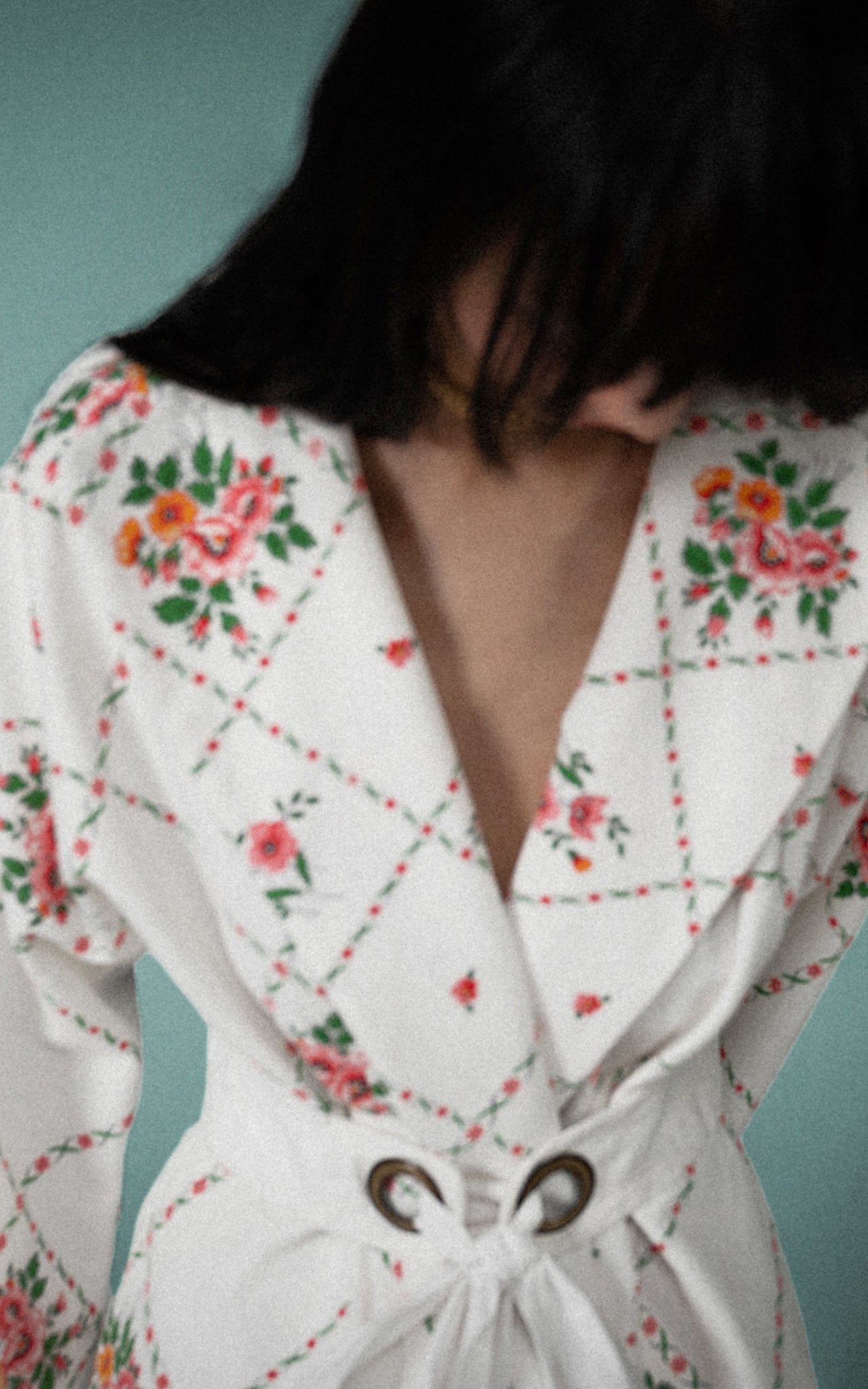 must be visible cotton jacquard jacket