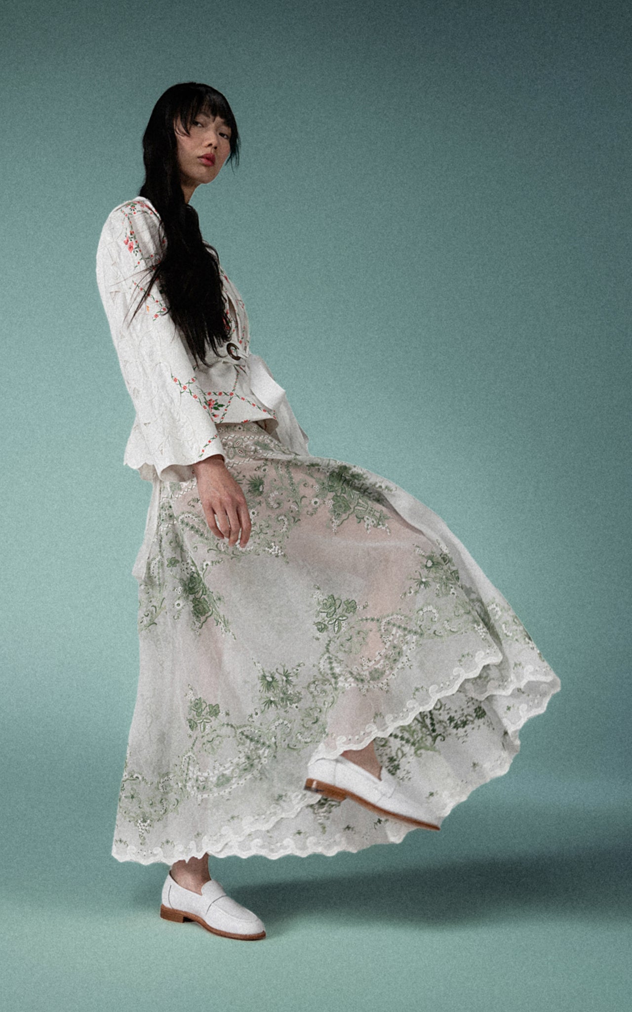 must be visible cotton jacquard jacket