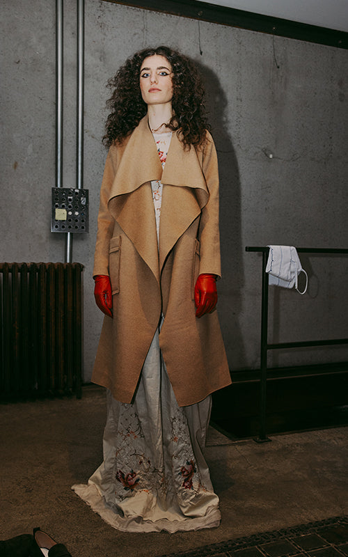 she is pure love cashmere coat