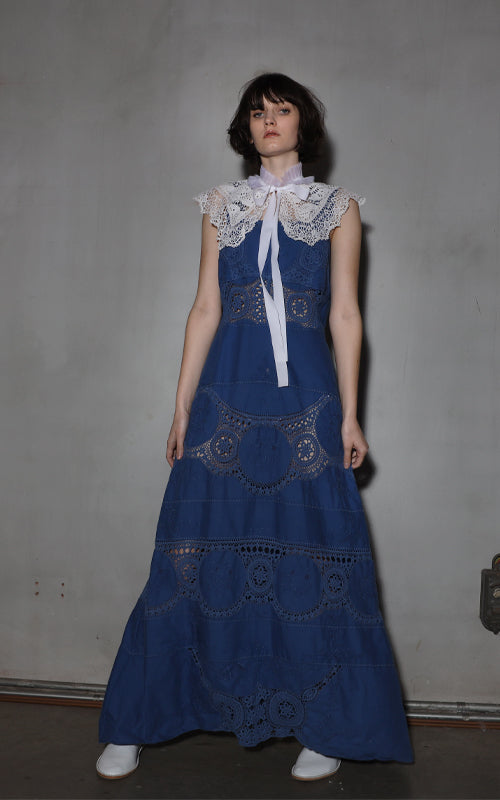 save the earth hand crochet dress