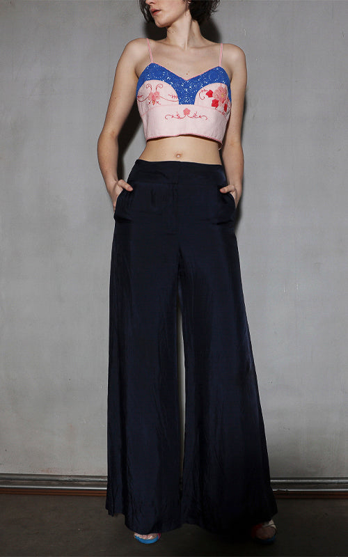 paolas twill slouch pant