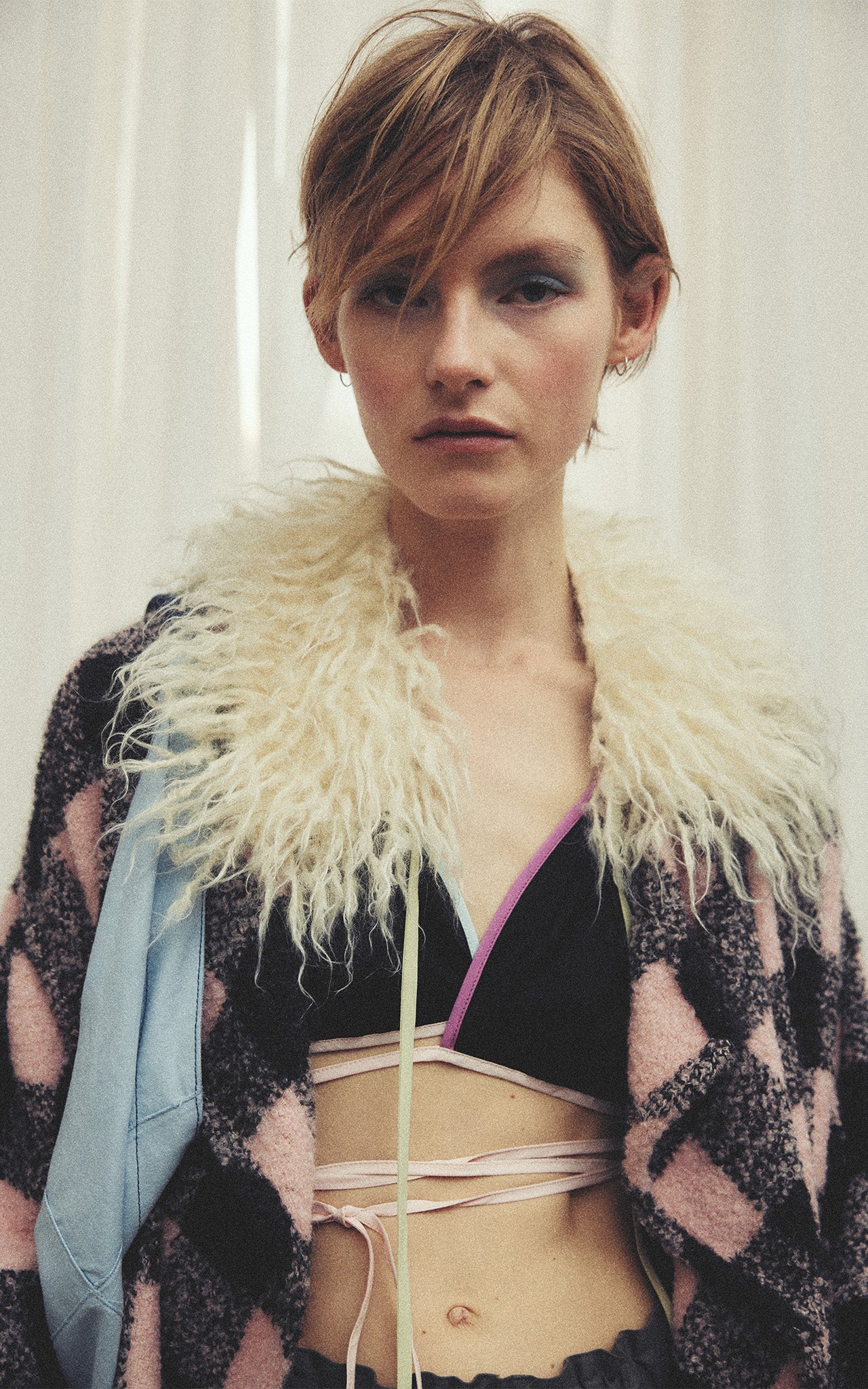 worn close bralette