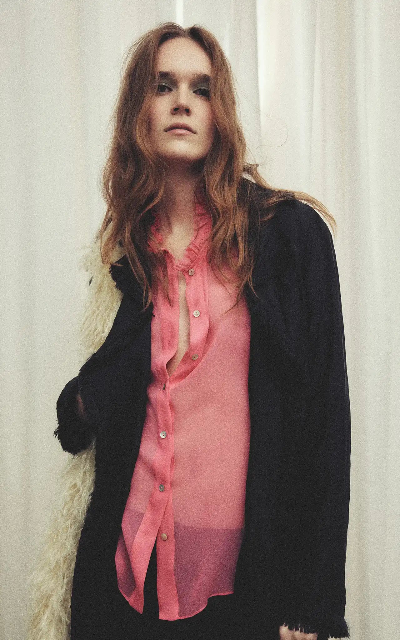 softly undone blouse